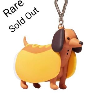 Bath and body dachshund hand sanitizer carrier